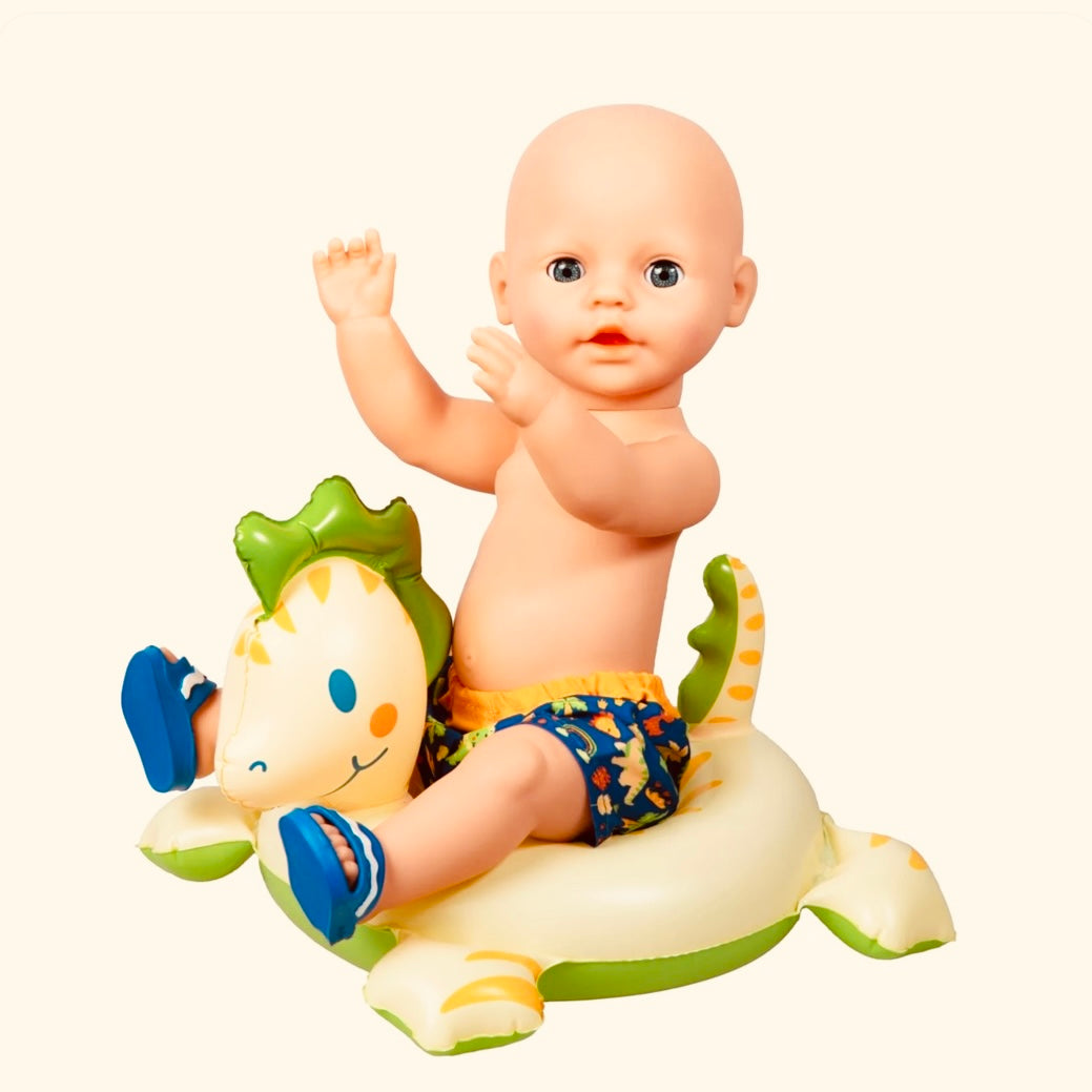 Ensemble de bain dinosaures pour poupée