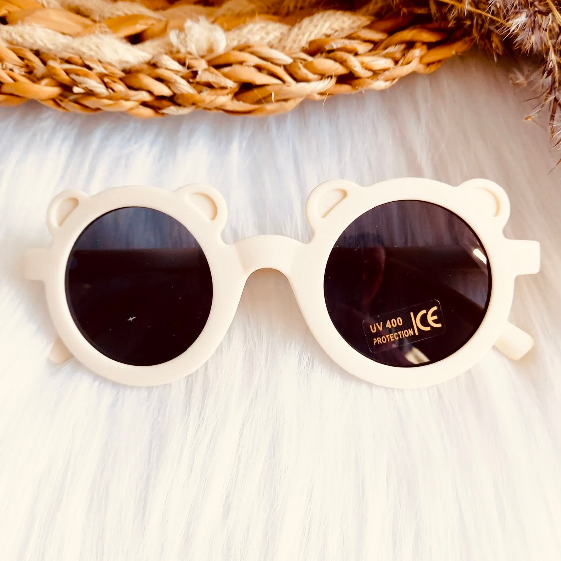 Lunette de soleil ours blanc