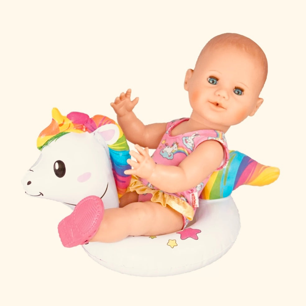 Ensemble de bain licorne pour poupée