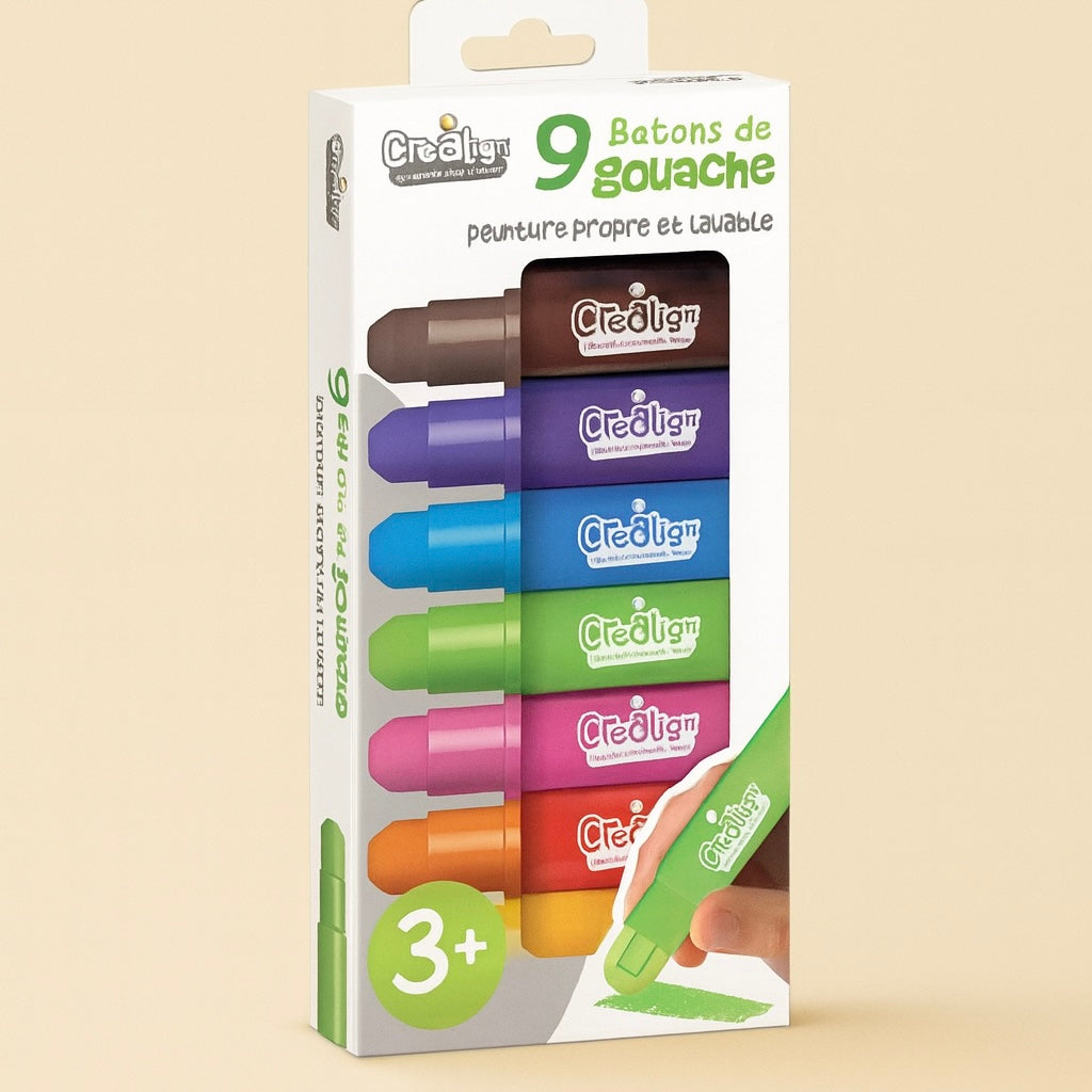 Bâtons de gouache