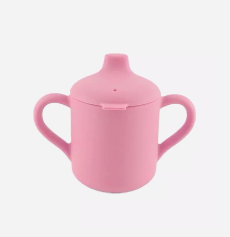 Tasse d apprentissage Roger rose