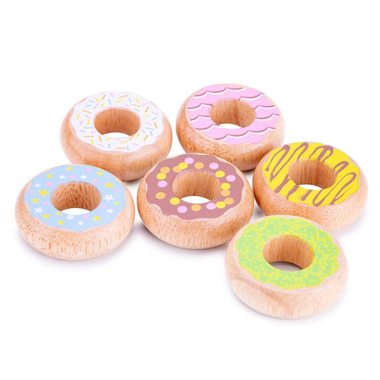 Ensemble de donuts colorés