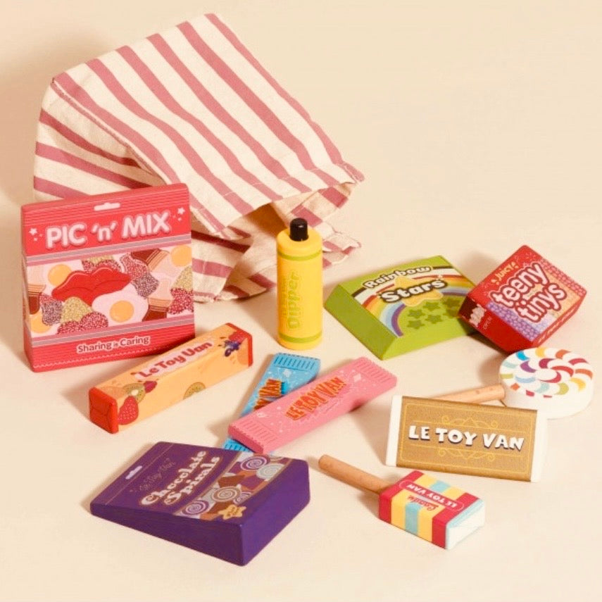 Bonbons et friandises en bois