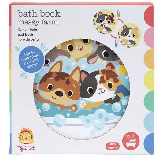 Livre de bain magique "messy farm"