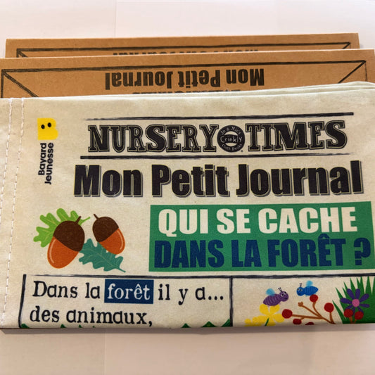 Journal qui se cache dans la forêt