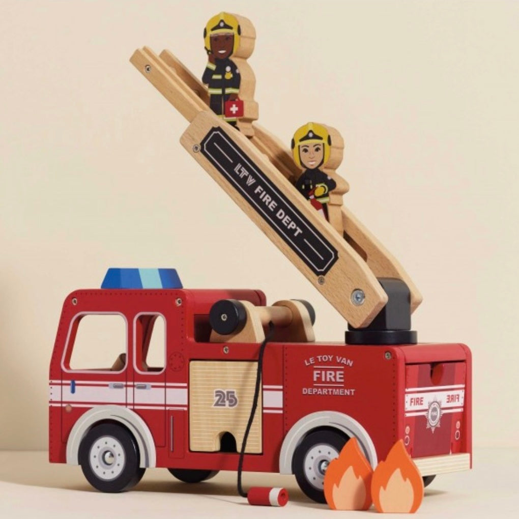 Le camion de pompiers