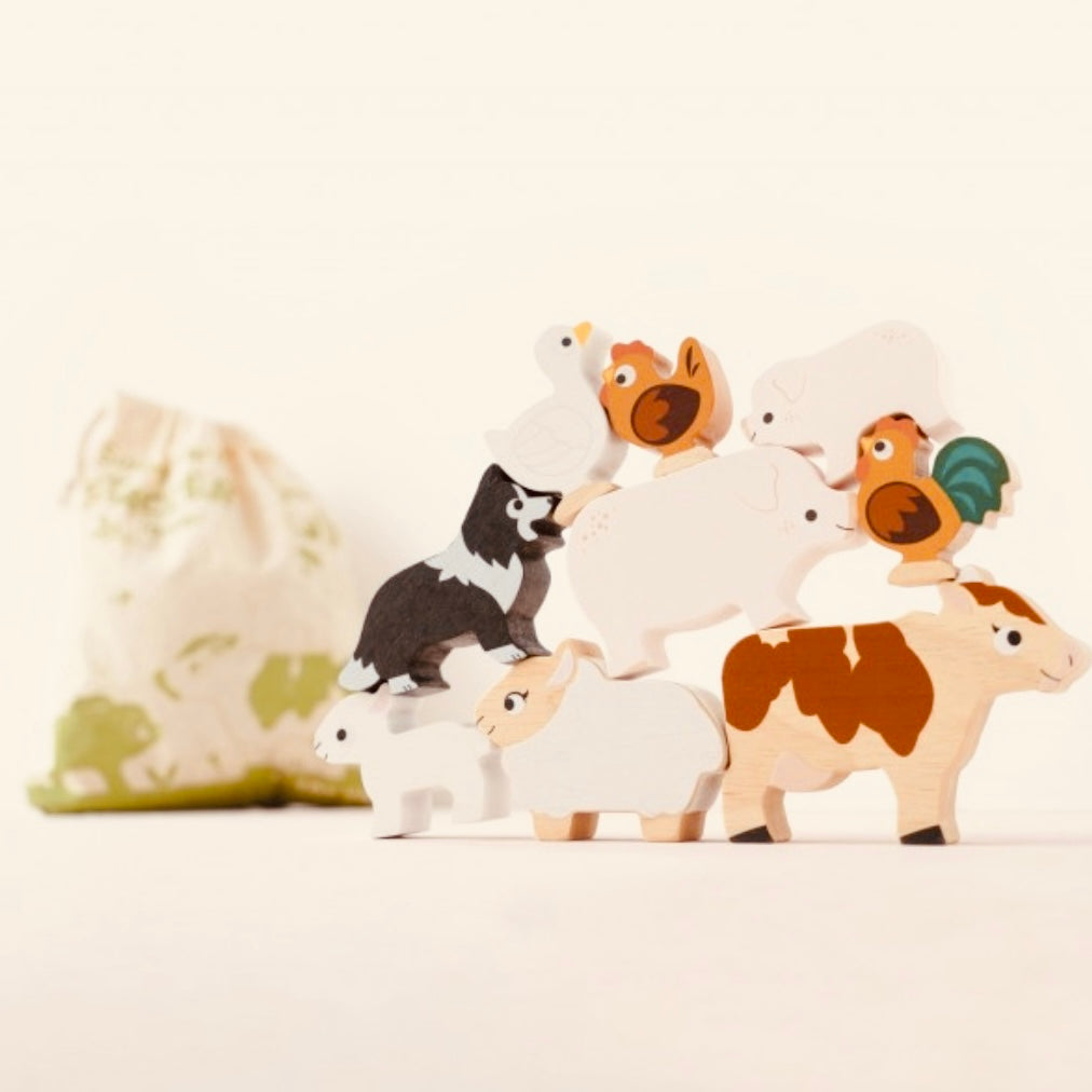 Animaux de la ferme à empiler