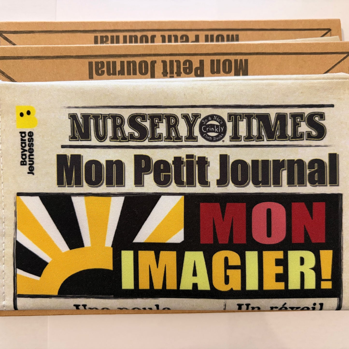 Journal Mon imagier noir et blanc