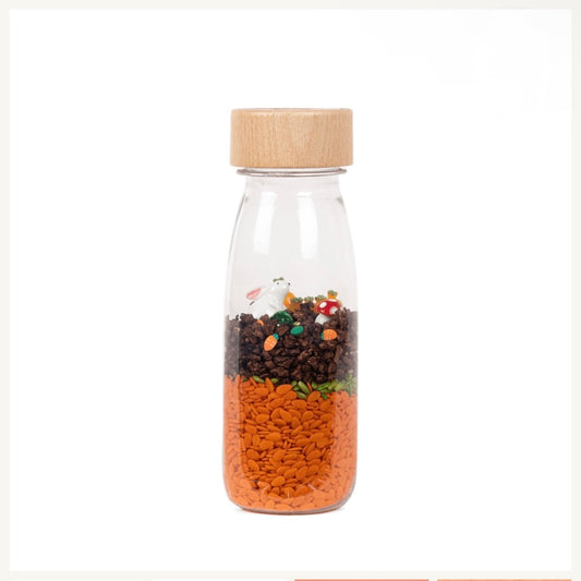 Bouteille sensorielle lapin