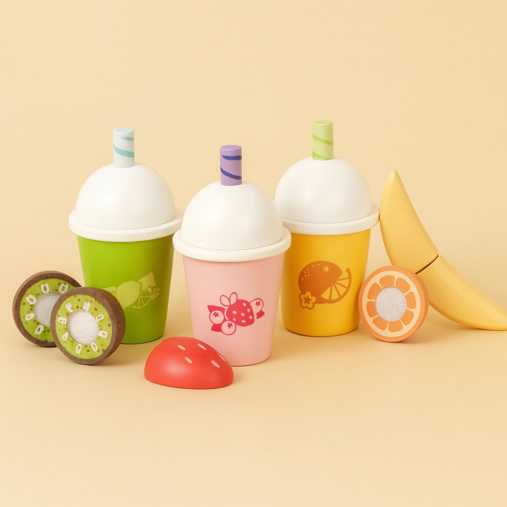 Trio de smoothies aux fruits