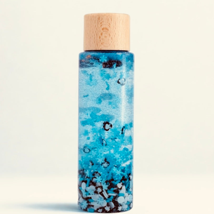 Bouteille sensorielle “funny pingouin🐧”