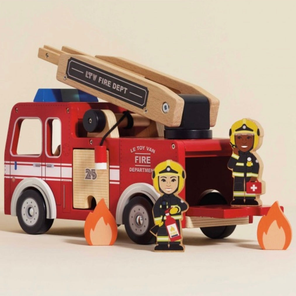 Le camion de pompiers