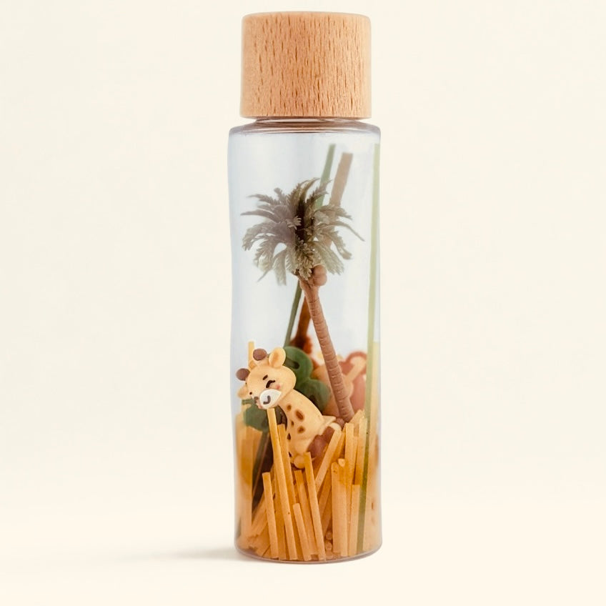 🦒 Bouteille sensorielle "Happy safari"