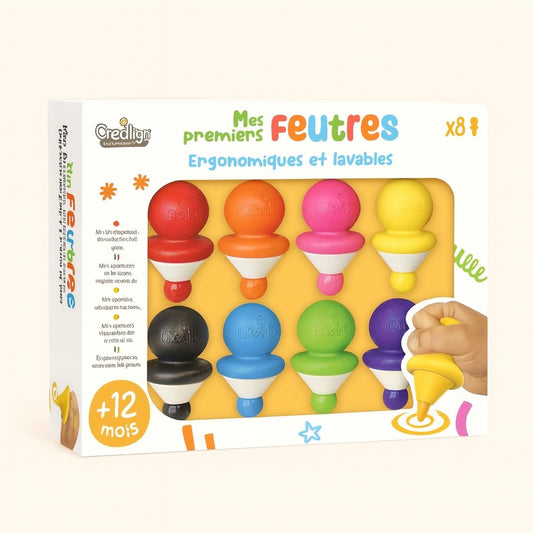 🖍️mes premiers feutres coffret par 8