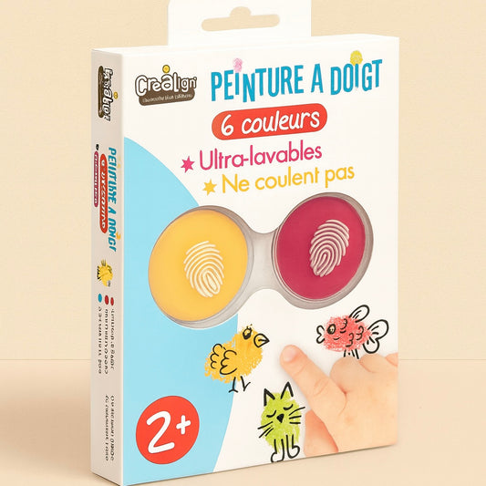 Pack 6 encreurs à doigts