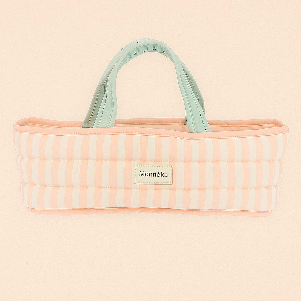 Couffin de Poupées Rayures Roses