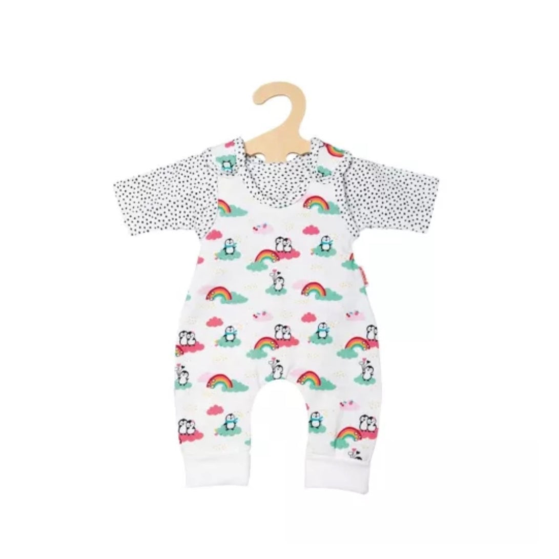 Barboteuse pingouin pour poupée