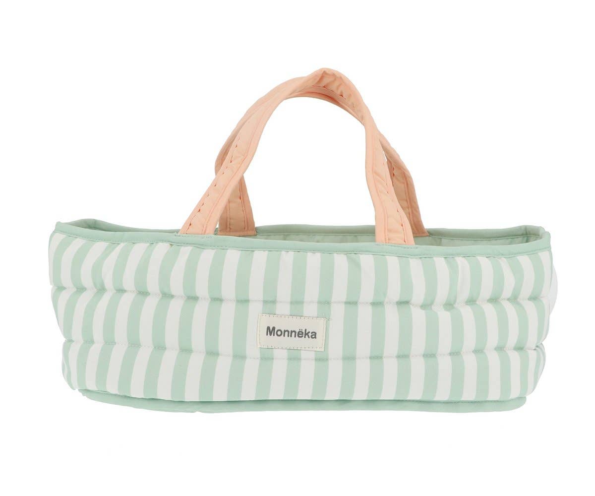 Couffin de Poupées Stripes Sage