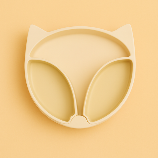 Assiette compartimenté renard nude