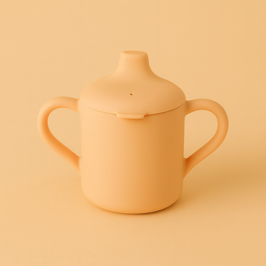 Tasse d apprentissage Roger abricot