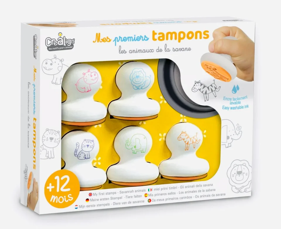 Mes 1ers tampons « Animaux de la savane »
