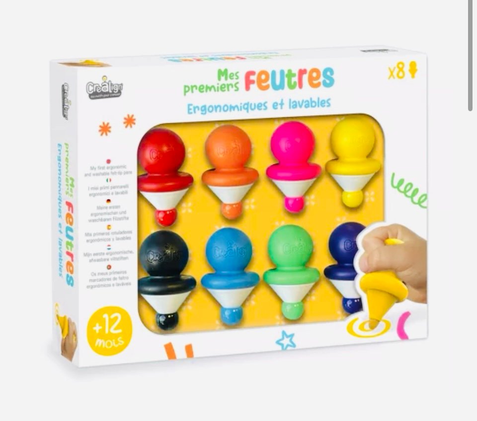 🖍️mes premiers feutres coffret par 8
