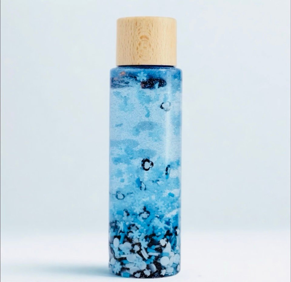 Bouteille sensorielle “funny pingouin🐧”