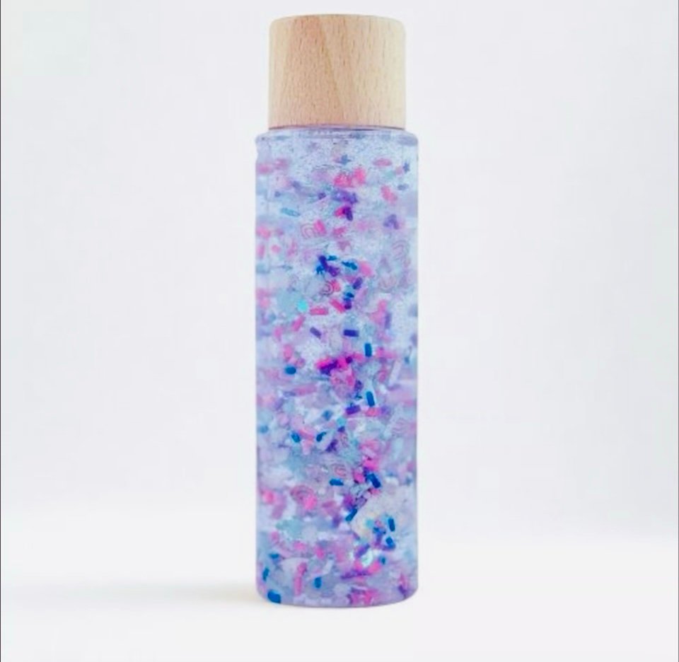 🦄bouteille sensorielle "magic licorne"